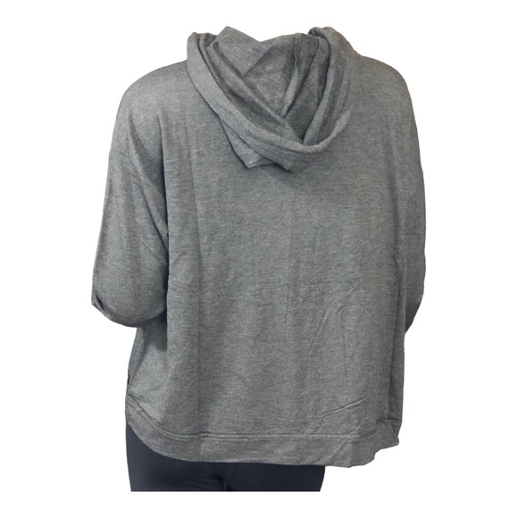 SkinnyGirl Pullover Hoodie in Heather Gray with Gold Tone touches ~ NWT! - Picture 2 of 5